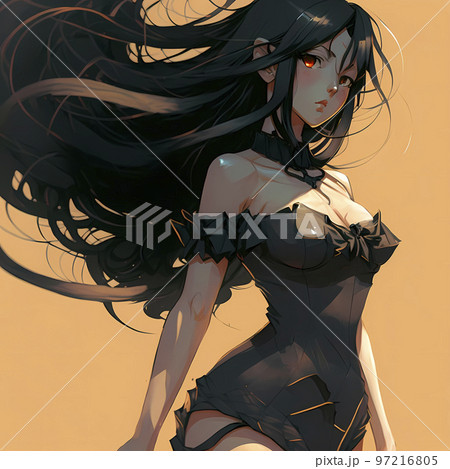 Black Dress - Zerochan Anime Image Board