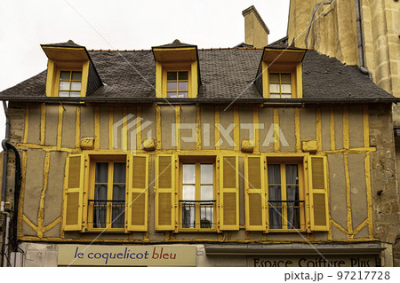 Vintage architecture of Vannes, Brittany, France 97217728