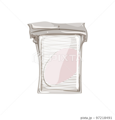 facial cotton pad cartoon vector illustration facial cotton pad cartoon vector illustration 97218491