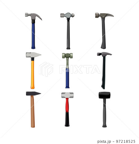 hammer tool set cartoon vector illustration hammer tool set cartoon vector illustration 97218525