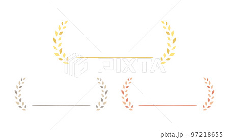 ランキング タイトル アイコン ベクターイラスト No.1 コピースペース 97218655