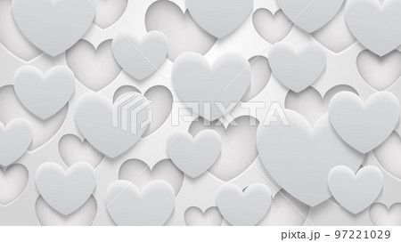 Background of holes and hearts with shadows Background of holes and hearts with shadows 97221029