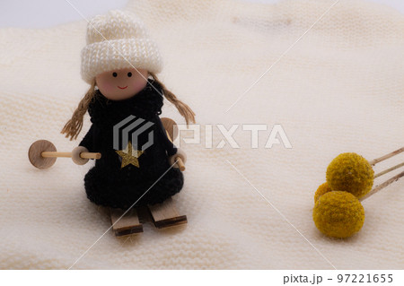 雪 編み物 セーター マム 女の子 誕生日 冬 雪 編み物 セーター マム 女の子 誕生日 冬 97221655