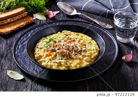 Finnish split pea soup Hernekeitto with pork meat Finnish split pea soup Hernekeitto with pork meat 97222116