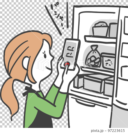 拍下冰箱裡的東西 97223615