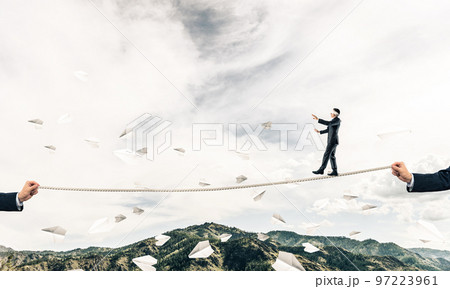 Hidden risks,dangers and business support concepts 97223961