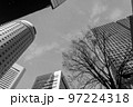モノクロ　白黒　都会 97224318