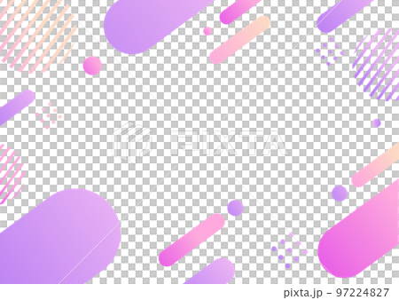 ピンクの幾何学パターンの背景素材 ピンクの幾何学パターンの背景素材 97224827
