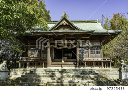 杵築城　青筵神社　拝殿　大分県杵築市 97225433