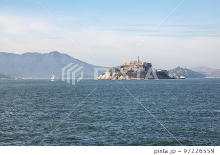 The alcatraz island is famous in sanfrancisco,California,USA. 97226559