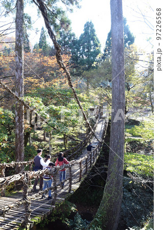 越前池田のかずら橋（福井県 池田町） 97226568