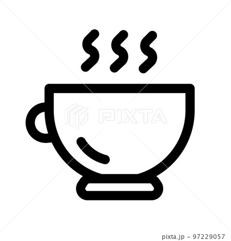 コーヒーショップのアイコン。カフェのアイコン。ベクター。 97229057