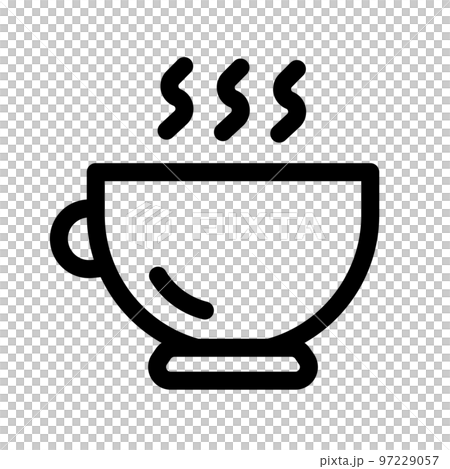 コーヒーショップのアイコン。カフェのアイコン。ベクター。 97229057