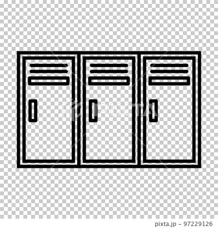 locker icon. storage and changing rooms. vector. locker icon. storage and changing rooms. vector. 97229126