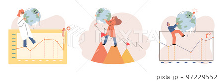 Global warming. High temperature and hot weather Earth. Climate change concept Global warming. High temperature and hot weather Earth. Climate change concept 97229552