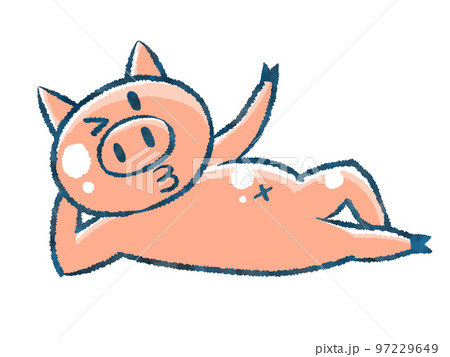 豚イラスト 97229649