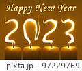2023 Happy new year greetings card 97229769