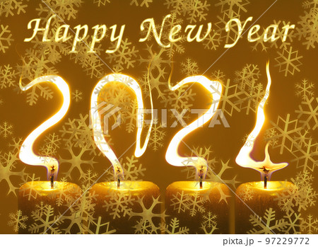 2024 Happy new year snow greetings card 2024 Happy new year snow greetings card 97229772