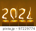 Happy new year 2024 - candles 97229774