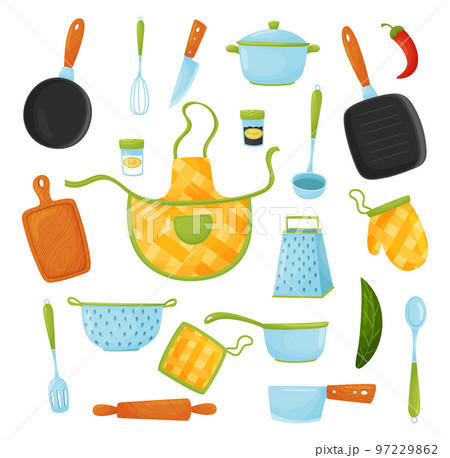 Kitchen Tools and Utensils Big Vector Set Kitchen Tools and Utensils Big Vector Set 97229862