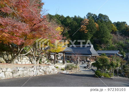 種徳禅寺　紅葉の境内　滋賀県大津市北小松 97230103
