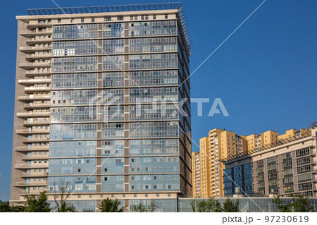 Modern office building at sunny day 97230619