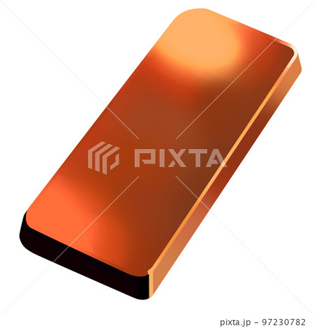 copper ingot Stock Illustration