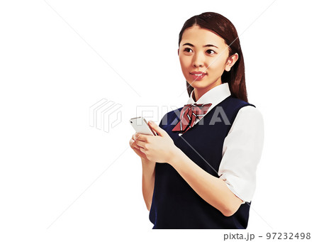 女子高生写真からイラスト 97232498