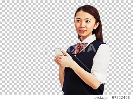 女子高生写真からイラスト 97232498
