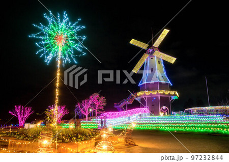 茨城県土浦市 霞ヶ浦総合公園のイルミネーション 茨城県土浦市 霞ヶ浦総合公園のイルミネーション 97232844