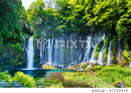静岡県 白糸ノ滝 97233419