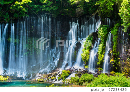 静岡県 白糸ノ滝 97233426