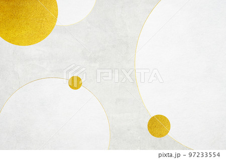 和モダン背景素材_抽象デザイン和紙テクスチャ 97233554