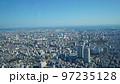 【空撮】上空から見た東京と東京湾 97235128