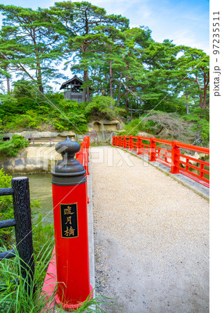 松島　雄島　渡月橋（宮城県松島町） 97235511