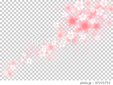 桜フレームデザイン 97235755