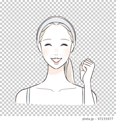 Smiling woman beauty image Smiling woman beauty image 97235977