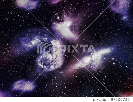 A space of the galaxy ,atmosphere with stars at dark background A space of the galaxy ,atmosphere with stars at dark background 97236736