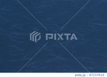 和紙のテクスチャー 手漉雲竜紙 紺色 藍色 和紙のテクスチャー 手漉雲竜紙 紺色 藍色 97237010