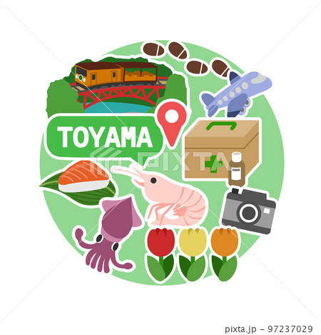 富山のアイコン　線無し　丸 97237029