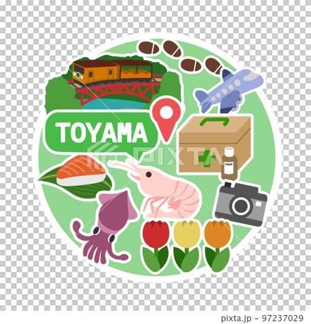 富山のアイコン　線無し　丸 97237029