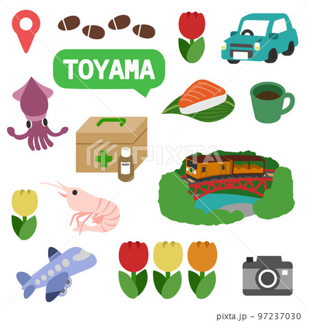 富山のアイコン　線無し 97237030