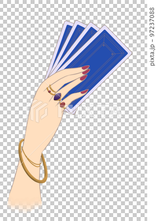 Hand with tarot cards (flashy) 97237088