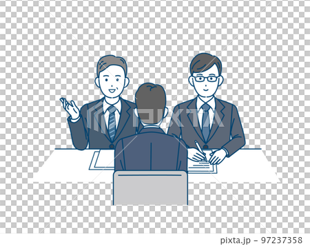Illustration from the interviewer's point of view Employment job hunting 97237358