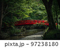 小国神社と赤い橋 97238180