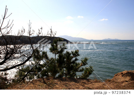 福岡県の人気ビュースポット「夏井ヶ浜はまゆう公園」の風景 福岡県の人気ビュースポット「夏井ヶ浜はまゆう公園」の風景 97238374