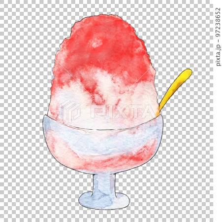 かき氷のイラスト素材 97238652