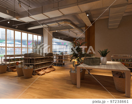 カフェショップの風景 カフェショップの風景 97238661