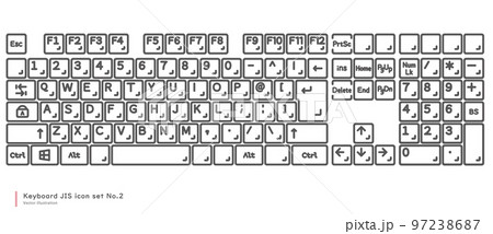 シンプルで使いやすいJISキーボードNo.2 シンプルで使いやすいJISキーボードNo.2 97238687
