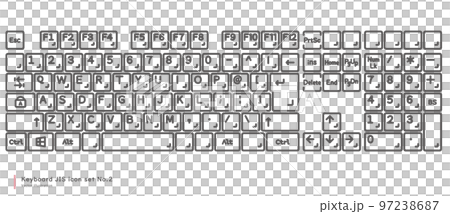 シンプルで使いやすいJISキーボードNo.2 シンプルで使いやすいJISキーボードNo.2 97238687